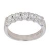 18ct White Gold 1.20ct Brilliant Cut Diamond Five Stone Ring