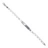 Silver Belcher ID Bracelet 6.5" By Icesia