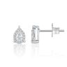 9ct White Gold Pear 0.20ct Lab Grown Diamond Pear Studs
