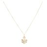 9ct Yellow Gold Welsh Feathers Pendant and Chain 16"