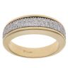 18ct Yellow Gold 0.35ct Brilliant Cut Diamond Cluster Ring