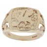 9ct Yellow Gold Welsh Dragon Signet Ring