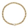 18ct Yellow Gold Beaded Fancy Bracelet 7.5"