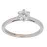 18ct White Gold 0.50ct Brilliant Cut Diamond Solitaire Ring