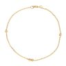 22ct Yellow Gold Slash Bead Bracelet 7"