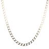 9ct Yellow Gold Square Curb Chain 20"