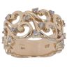 14ct Yellow Gold 0.40ct Brilliant Cut Diamond Fancy Ring