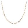 9ct Yellow Gold Figaro Chain 18"