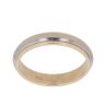 14ct Yellow and White Gold Wedding Band 3mm