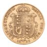 1892 Victoria Old Head UK Half Sovereign Coin
