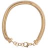 9ct Yellow Gold Flat Snake Bracelet 8"