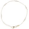 9ct Yellow Gold Pearl Fancy Bracelet 7.5"
