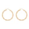 18ct Yellow Gold Twist Hoop Earrings