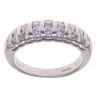 18ct White Gold 1.00ct Brilliant Cut Diamond Fancy Ring