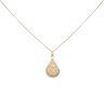 9ct Yellow Gold Patterned Locket Pendant and Chain 20"