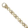9ct Yellow Gold Crosses Fancy Bracelet 8"