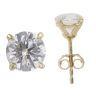 9ct Yellow Gold 2.01ct Brilliant Cut Lab Grown Diamond Solitaire Earrings