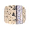9ct Yellow Gold Cubic Zirconia Nugget Ring