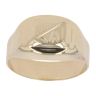 14ct Yellow Gold Children's Patterned Square Signet Ring