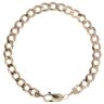 9ct Yellow Gold Curb Bracelet 8"