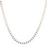 9ct Yellow Gold Square Curb Chain 22"