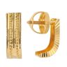 22ct Yellow Gold Textured Stud Earrings