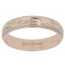9ct Yellow Gold 3.99mm Patterned Wedding Band