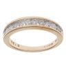 9ct Yellow Gold 0.50ct Brilliant Cut Diamond Half Eternity Ring