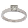 Platinum 0.50ct Princess Cut Diamond Solitaire Ring