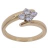 18ct Yellow Gold 0.45ct Brilliant Cut Diamond Cluster Ring