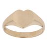 9ct Yellow Gold Heart Signet Ring