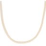 14ct Yellow Gold Monaco Cubic Zirconia Pave Chain 16"