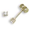9ct Yellow Gold 0.15ct Diamond Stud Earrings