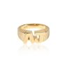 9ct Yellow Gold Personalised Initial Polished Ring