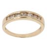 18ct Yellow Gold 0.45ct Brilliant Cut Diamond Half Eternity Ring