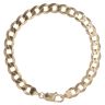 9ct Yellow Gold Curb Bracelet 8"