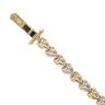 14ct Yellow and White Gold Fancy Bracelet 8"