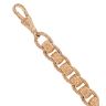 9ct Yellow Gold Patterned Rollerball Bracelet 8"