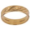 22ct Yellow Gold Slash Cut Wedding Band