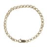 9ct Yellow Gold Tulip Bracelet 7.5"