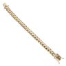 9ct Yellow Gold Curb Bracelet 8"