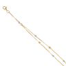 22ct Yellow and White Gold Duo Bead Bracelet 7"