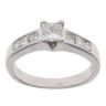 14ct White Gold 0.75ct Princess Cut Diamond Solitaire Ring