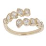 9ct Yellow Gold 0.93ct Mixed Cut Lab Grown Diamond Fancy Ring