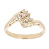 18ct Yellow Gold 0.10ct Diamond Cluster Ring