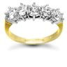 18ct Yellow Gold 1.50ct 5 Stone Diamond Ring