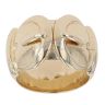 9ct Yellow Gold Plain Double Buckle Ring