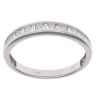 9ct White Gold 0.33ct Brilliant And Baguette Cut Diamond Ring