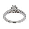 18ct White Gold 0.25ct Brilliant Cut Lab Grown Diamond Solitaire Ring