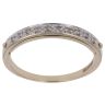 9ct Yellow Gold 0.10ct Brilliant Cut Diamond Eternity Ring